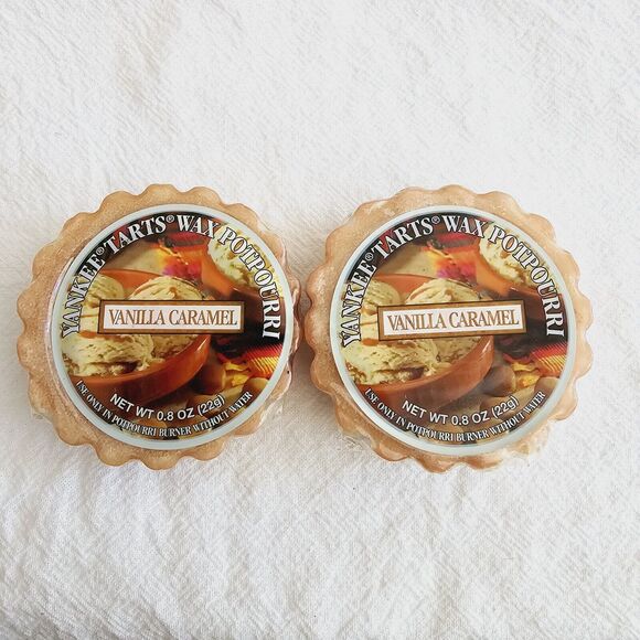 Yankee Candle Wax Tarts Melts Wax Tart Vanilla Caramel Two (2) - Picture 1 of 2